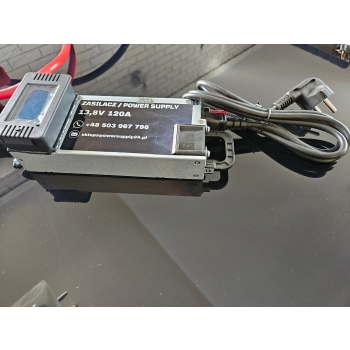 Zasilacz 14,4V 120A Wyświetlacz / Amperomierz Woltomierz /